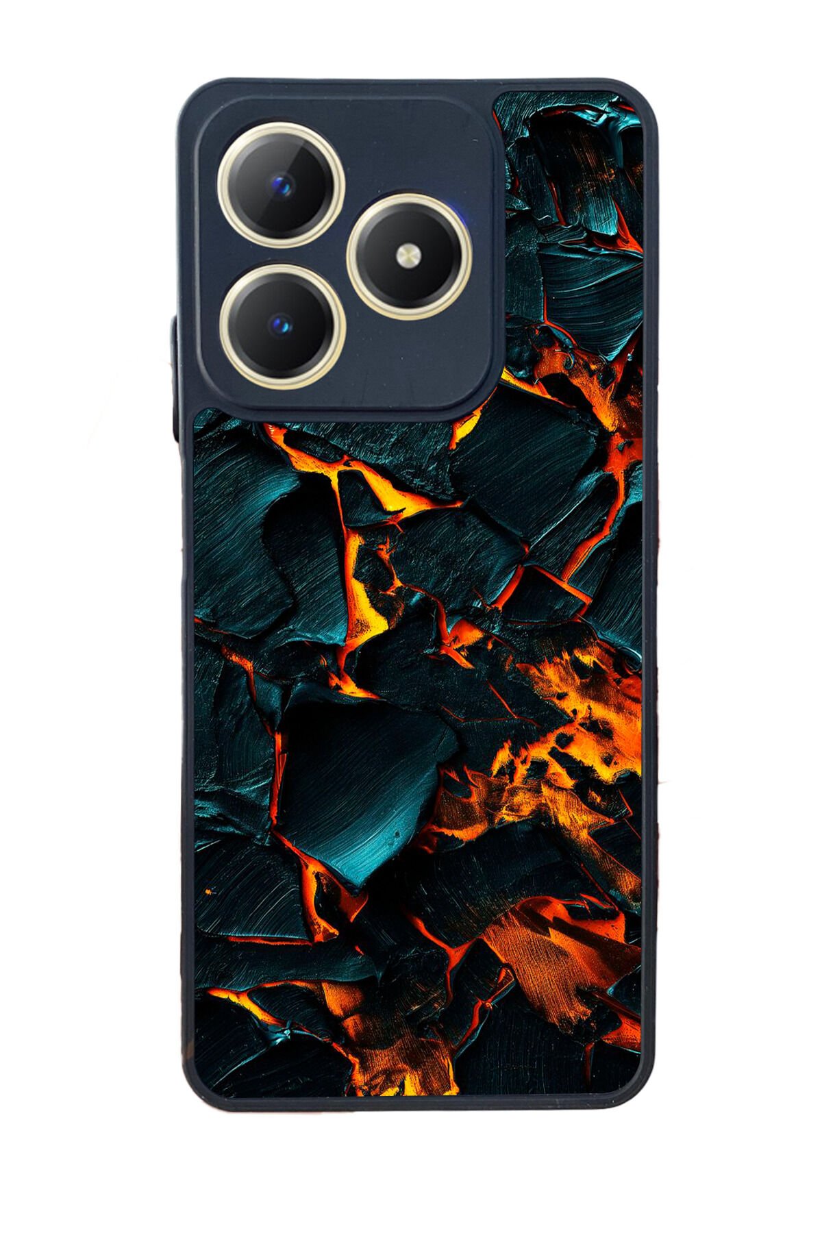 Realme C63 Mat Uyumlu Siyah Kılıf – Yumuşak Silikon, Koruyucu, Şok Emici Kapak