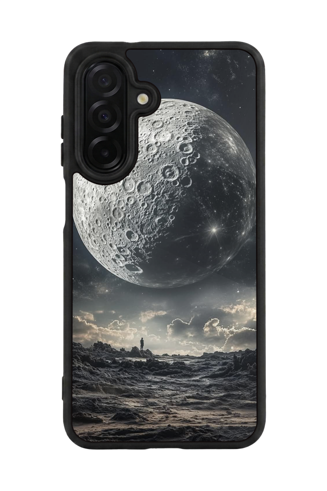 Samsung Galaxy A56 Uyumlu Ay Tasarımlı Glossy Premium Kılıf