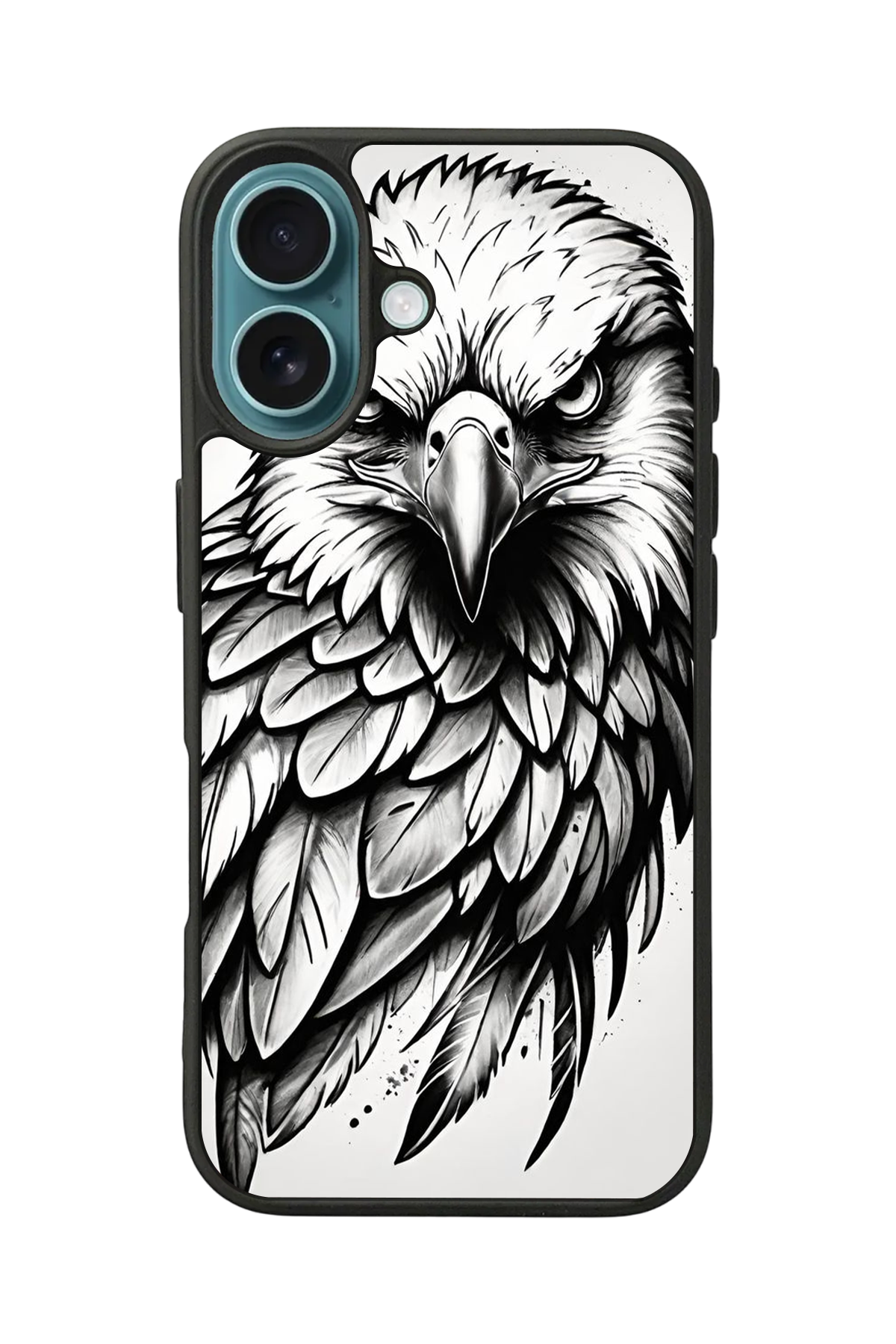 iPhone 16 Uyumlu Besiktas Tasarımlı Glossy Premium Kılıf