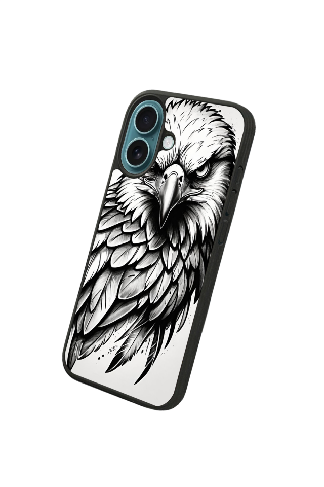 iPhone 16 Uyumlu Besiktas Tasarımlı Glossy Premium Kılıf