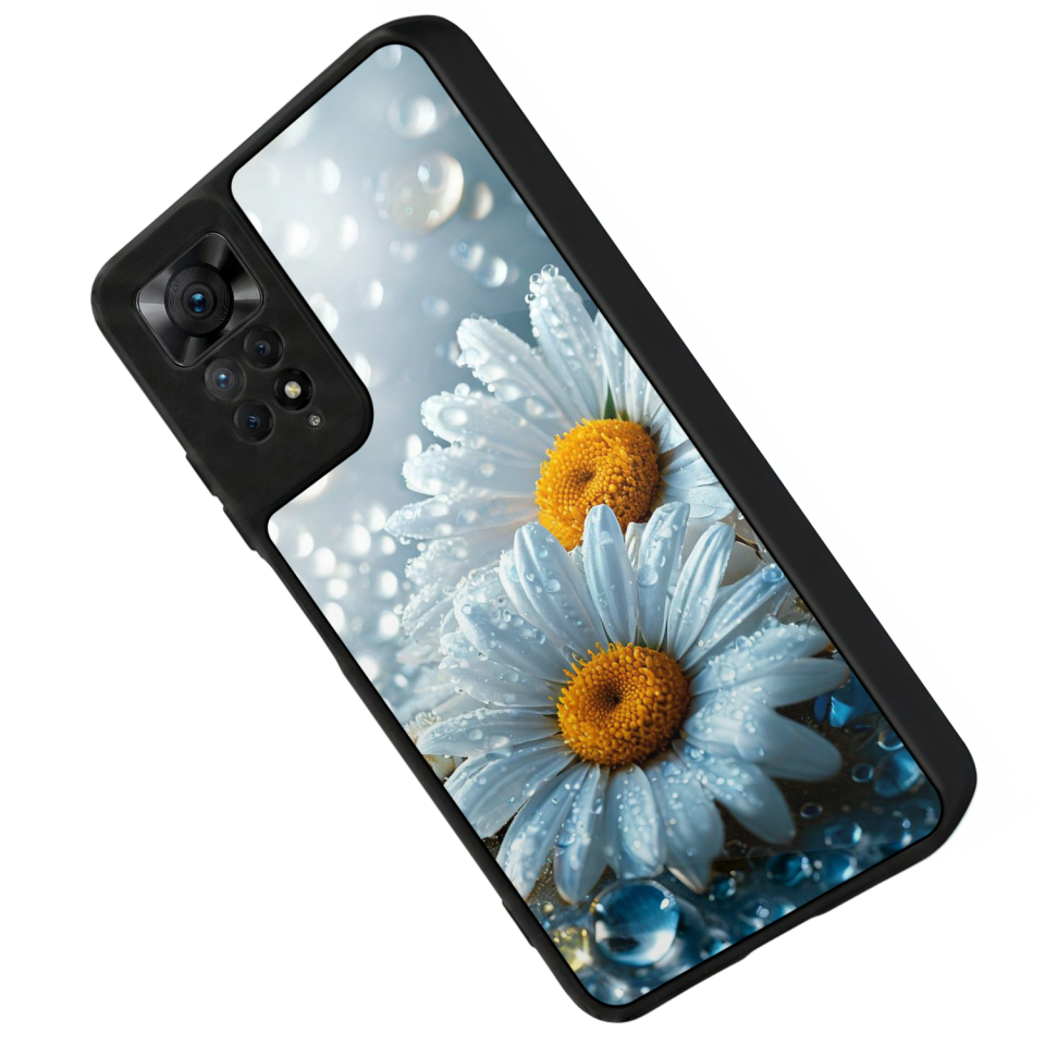 Xiaomi Redmi Note 12 Pro Uyumlu Cicek Tasarımlı Glossy Premium Kılıf