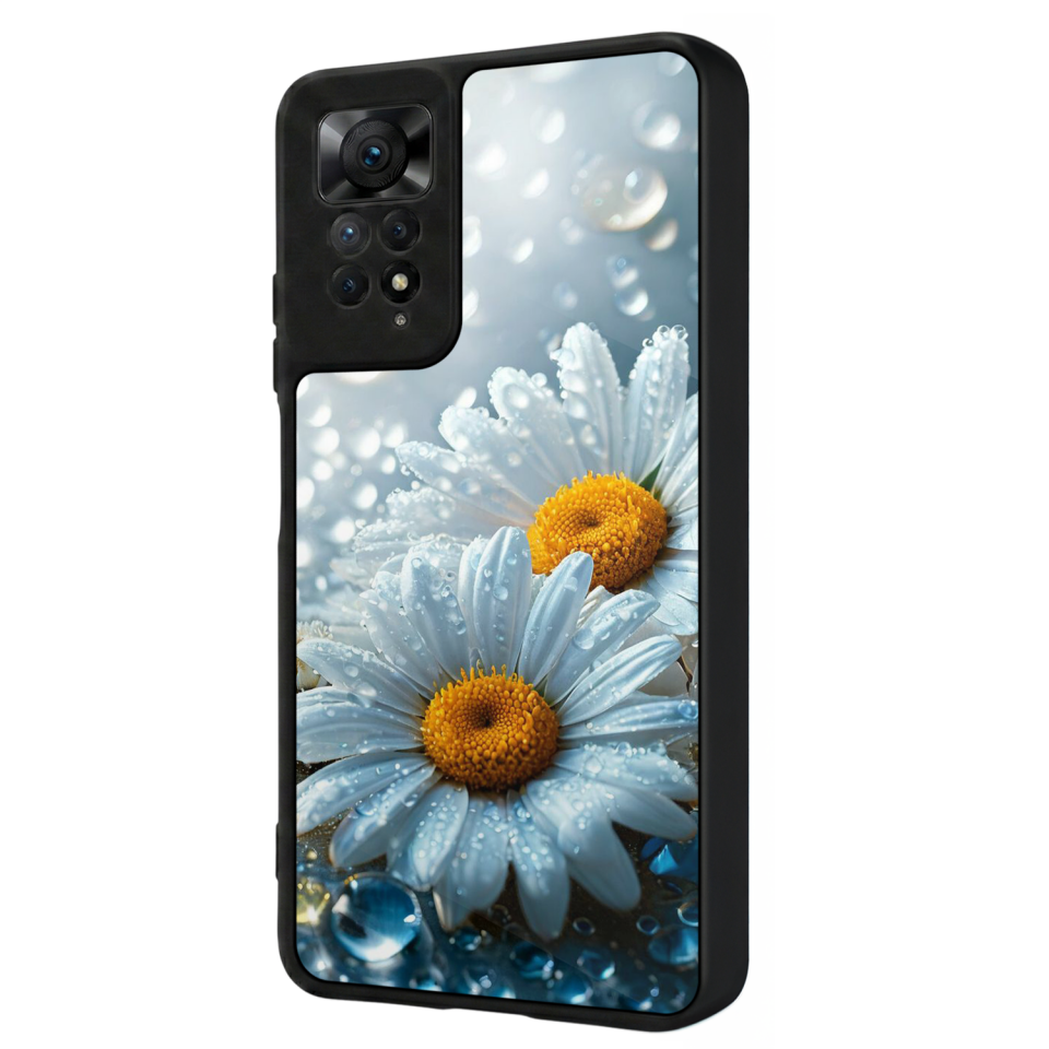 Xiaomi Redmi Note 12 Pro Uyumlu Cicek Tasarımlı Glossy Premium Kılıf