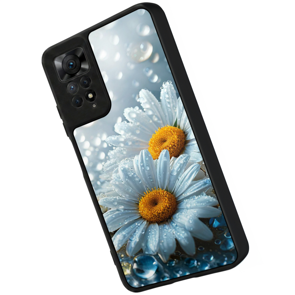 Xiaomi Redmi Note 12 Pro Uyumlu Cicek Tasarımlı Glossy Premium Kılıf