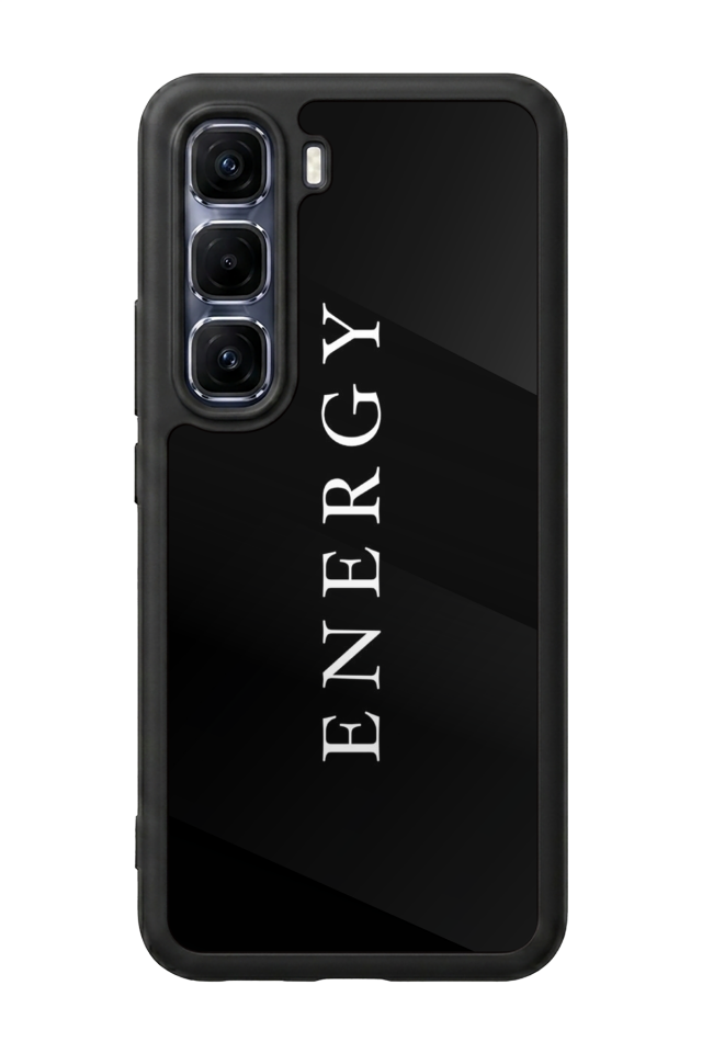 Infinix Hot 60 Pro Plus Uyumlu Energy Tasarımlı Glossy Premium Kılıf