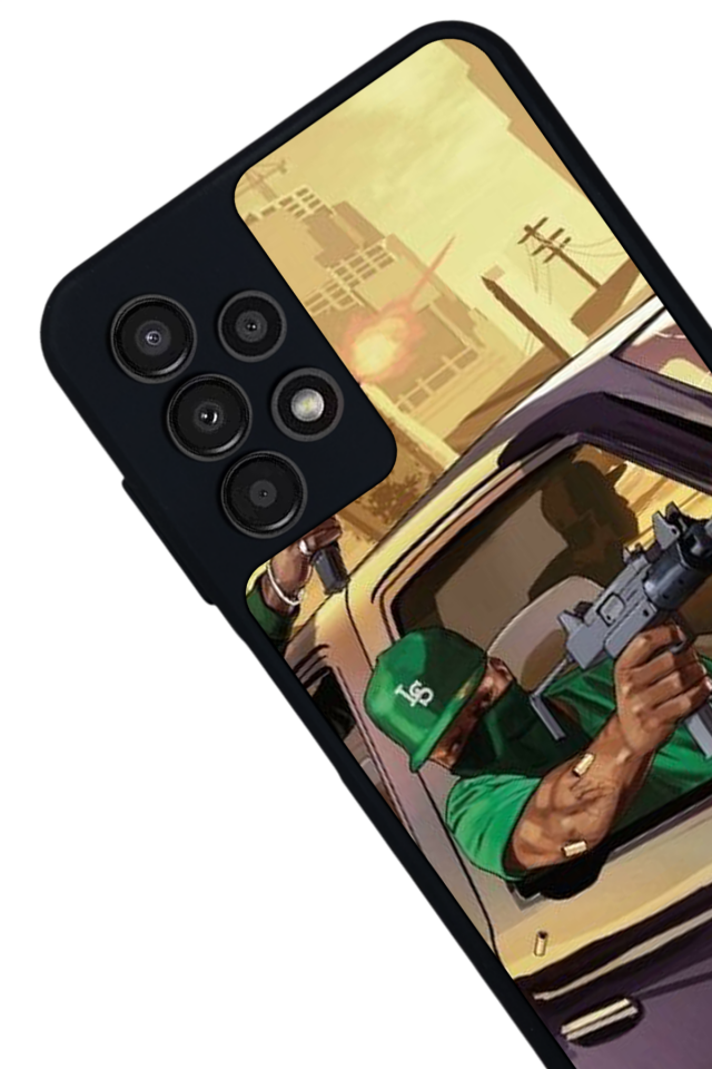 Samsung Galaxy A23 Uyumlu GTA Tasarımlı Glossy Premium Kılıf