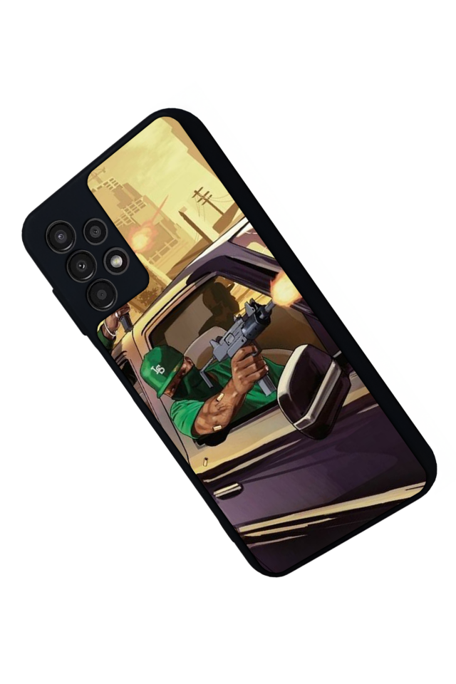 Samsung Galaxy A23 Uyumlu GTA Tasarımlı Glossy Premium Kılıf