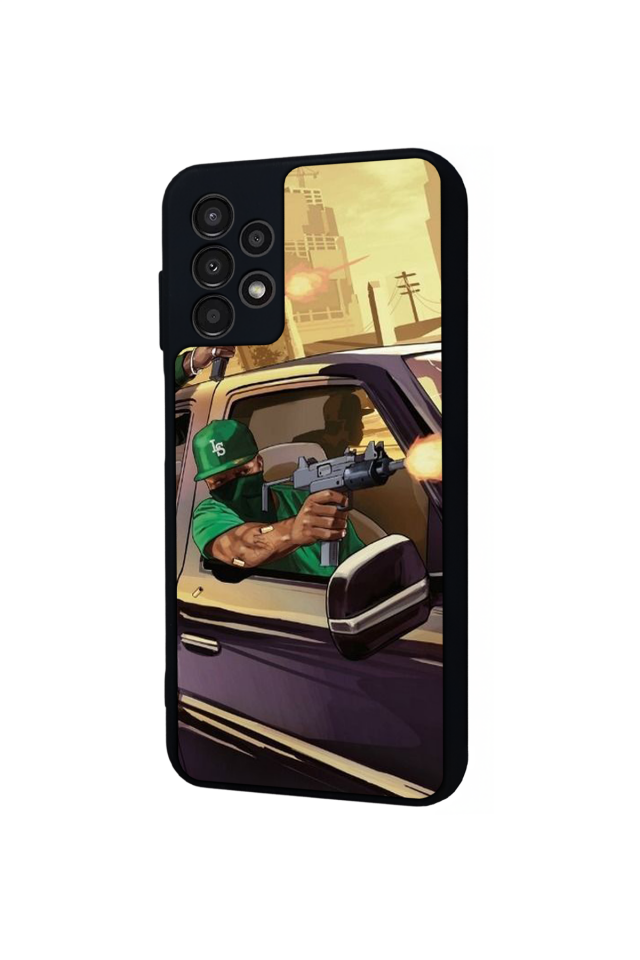 Samsung Galaxy A23 Uyumlu GTA Tasarımlı Glossy Premium Kılıf