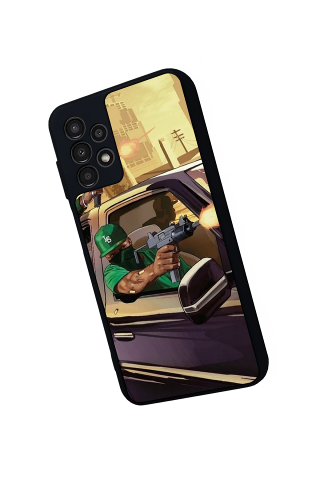 Samsung Galaxy A23 Uyumlu GTA Tasarımlı Glossy Premium Kılıf