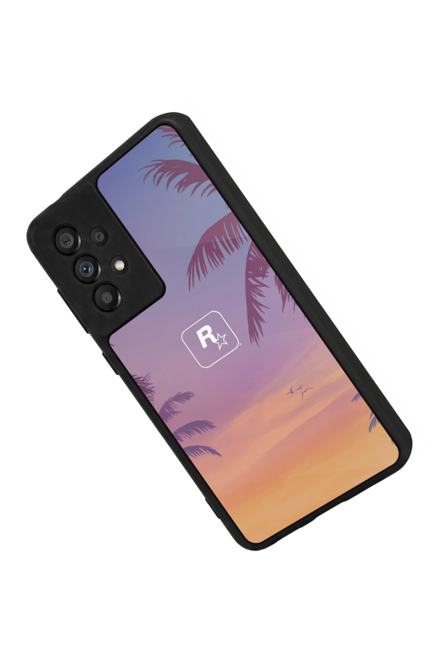 Samsung Galaxy A73 Uyumlu GTA Tasarımlı Glossy Premium Kılıf