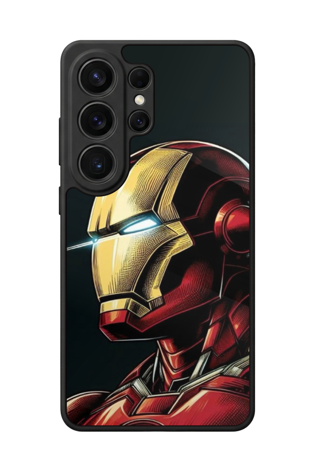 Samsung Galaxy S26 Ultra Uyumlu  Iron Man ( Demir Adam ) Tasarımlı Glossy Premium Kılıf