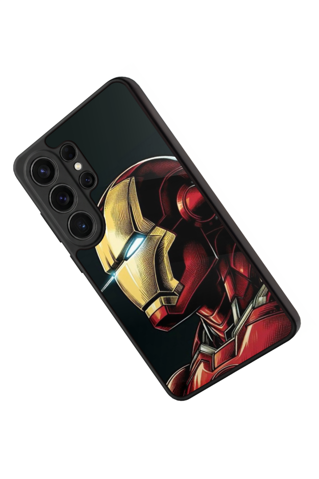 Samsung Galaxy S26 Ultra Uyumlu  Iron Man ( Demir Adam ) Tasarımlı Glossy Premium Kılıf