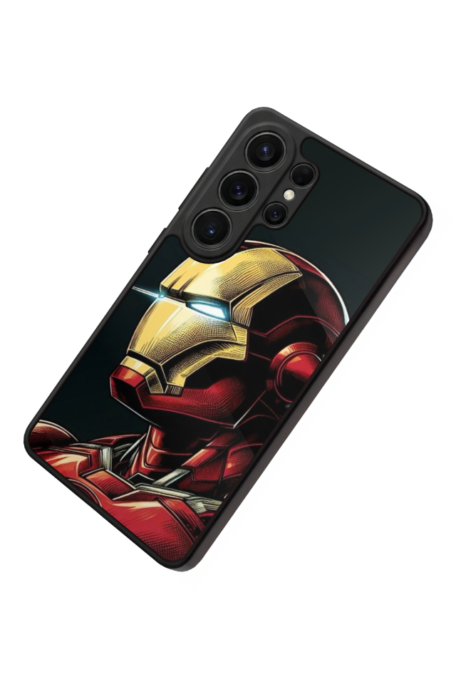 Samsung Galaxy S26 Ultra Uyumlu  Iron Man ( Demir Adam ) Tasarımlı Glossy Premium Kılıf