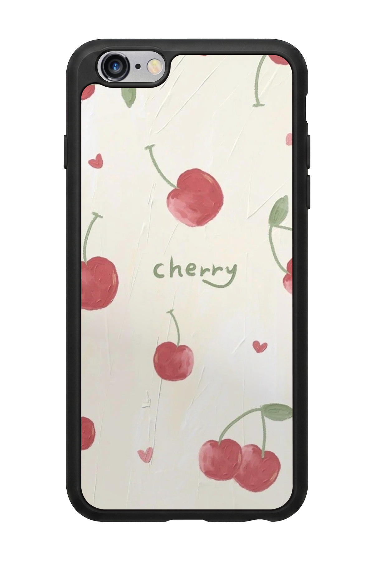iPhone 6 Plus Uyumlu Kiraz Tasarımlı Glossy Premium Kılıf