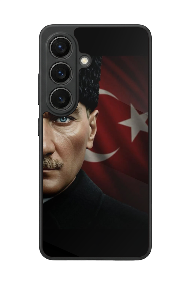 Samsung Galaxy S26 Uyumlu Mustafa Kemal Ataturk Tasarımlı Glossy Premium Kılıf