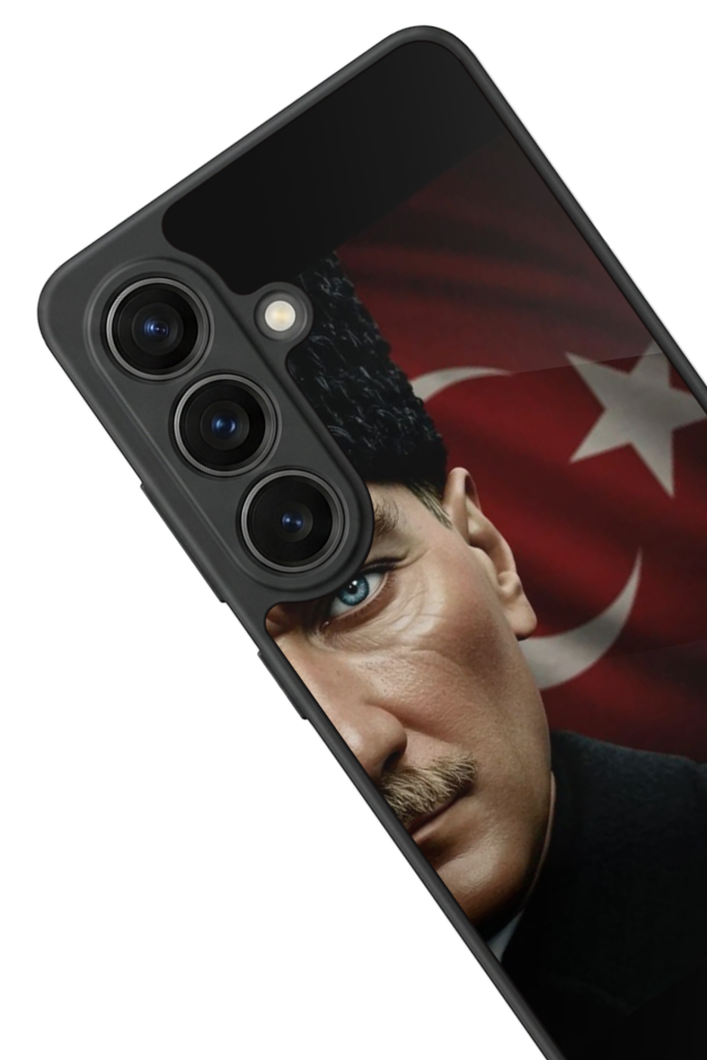 Samsung Galaxy S26 Uyumlu Mustafa Kemal Ataturk Tasarımlı Glossy Premium Kılıf