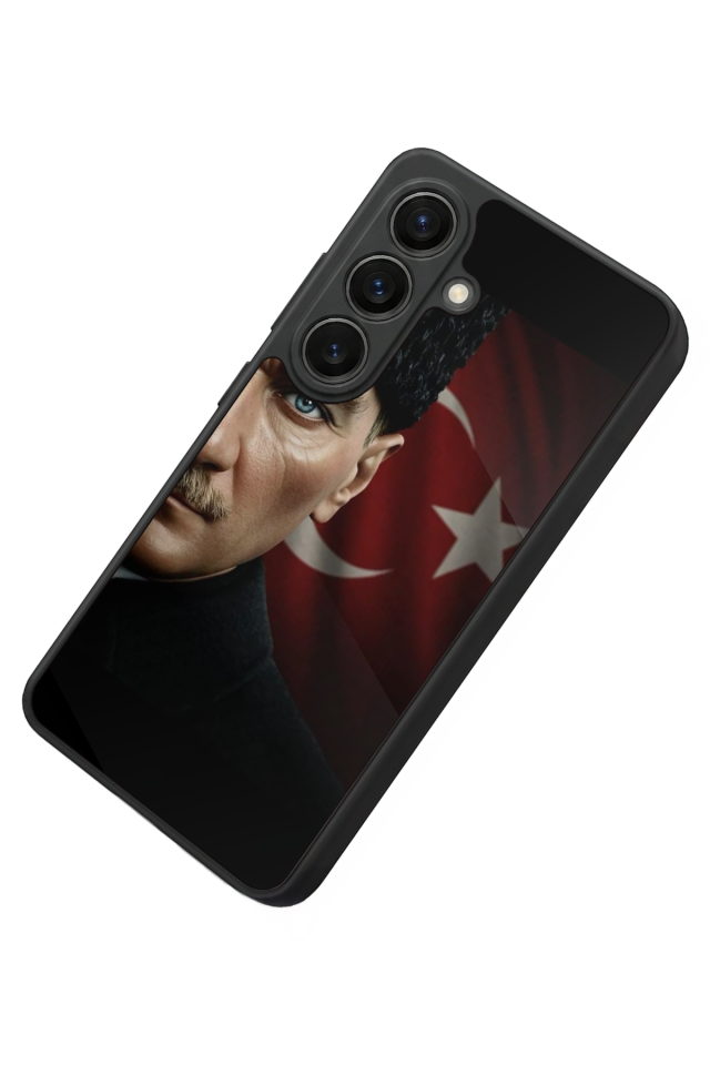 Samsung Galaxy S26 Uyumlu Mustafa Kemal Ataturk Tasarımlı Glossy Premium Kılıf
