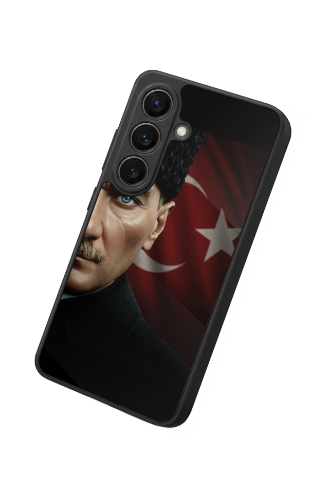 Samsung Galaxy S26 Uyumlu Mustafa Kemal Ataturk Tasarımlı Glossy Premium Kılıf