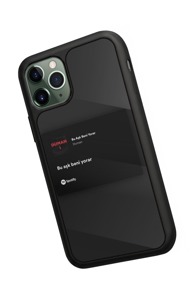 iPhone 11 Pro Max Uyumlu Sarki Sozleri Tasarımlı Glossy Premium Kılıf