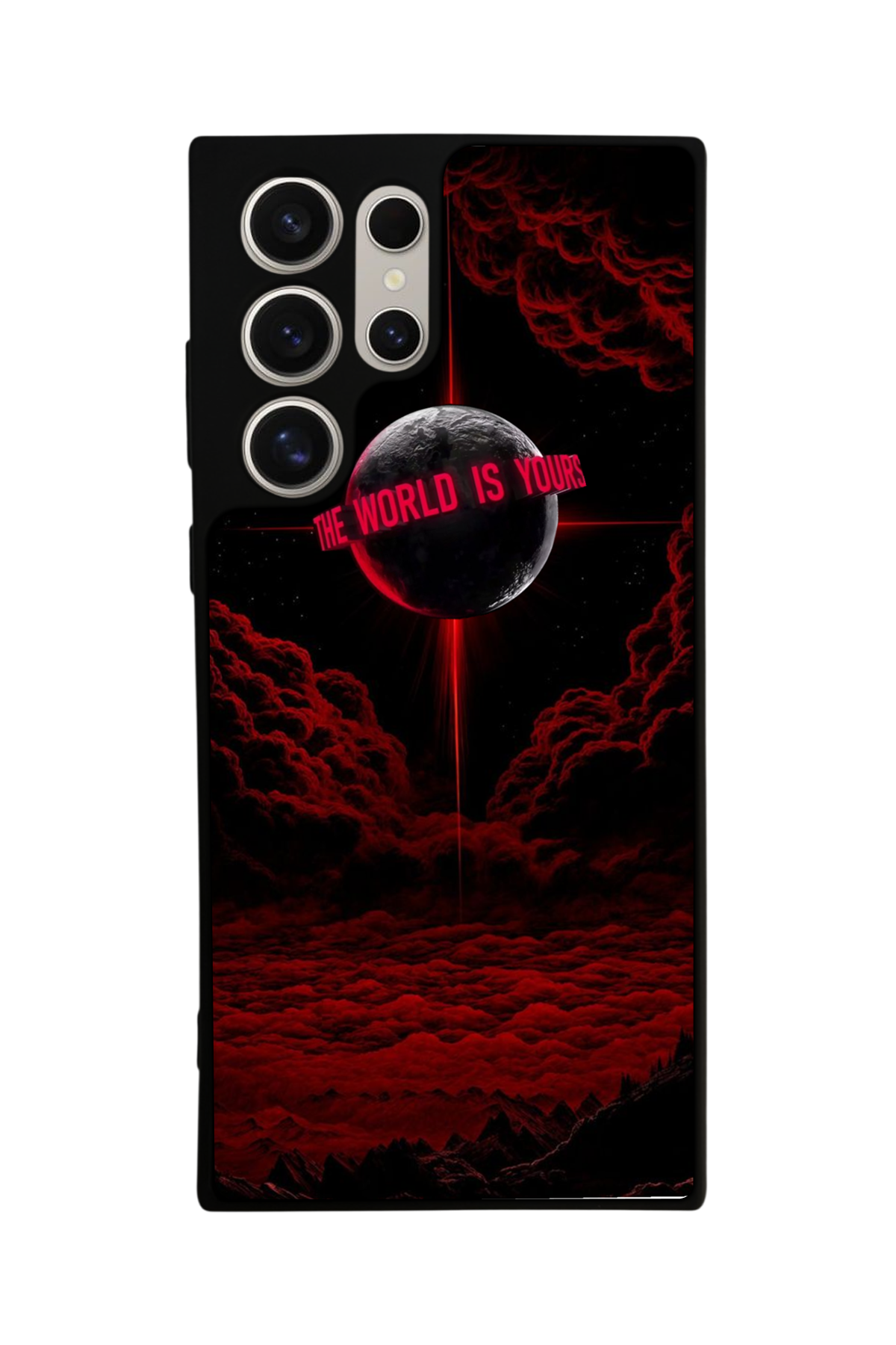 Samsung Galaxy S22 Ultra Uyumlu Scarface Tasarımlı Glossy Premium Kılıf