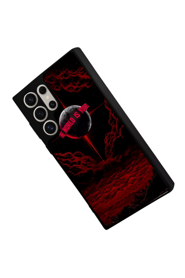 Samsung Galaxy S22 Ultra Uyumlu Scarface Tasarımlı Glossy Premium Kılıf