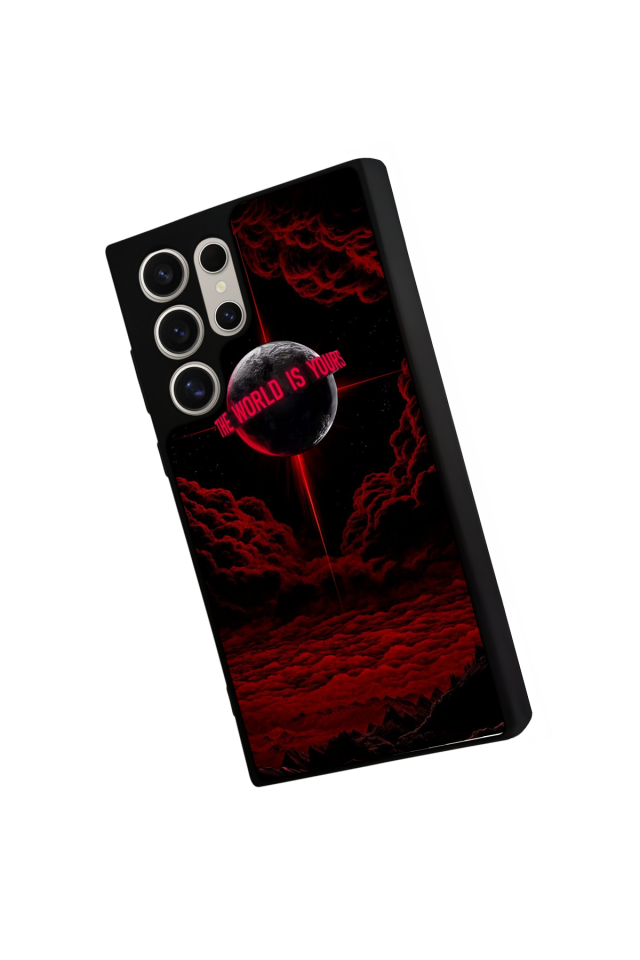 Samsung Galaxy S22 Ultra Uyumlu Scarface Tasarımlı Glossy Premium Kılıf