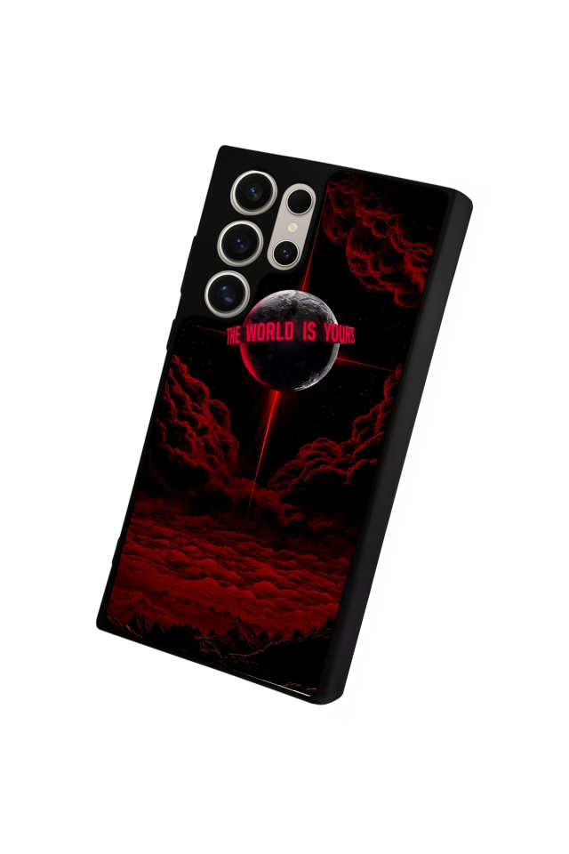 Samsung Galaxy S22 Ultra Uyumlu Scarface Tasarımlı Glossy Premium Kılıf