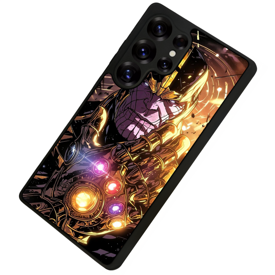 Samsung Galaxy S25 Ultra Uyumlu Thanos Tasarımlı Glossy Premium Kılıf