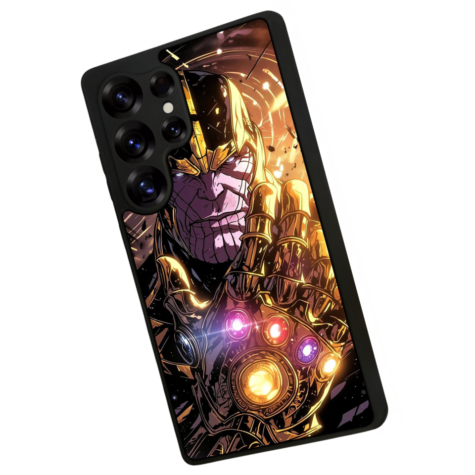 Samsung Galaxy S25 Ultra Uyumlu Thanos Tasarımlı Glossy Premium Kılıf