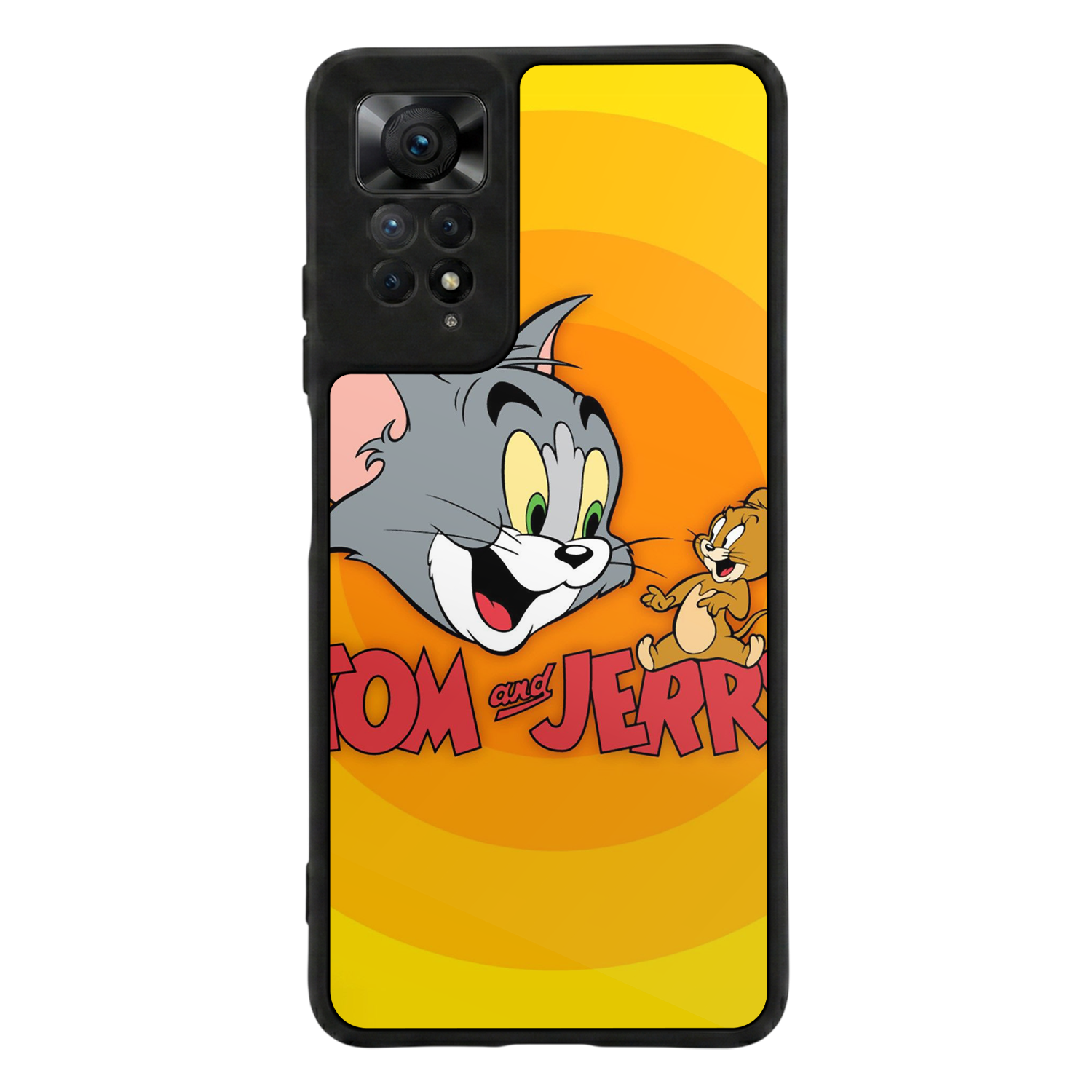 Xiaomi Redmi Note 11 Pro Uyumlu Tom And Jerry Tasarımlı Glossy Premium Kılıf