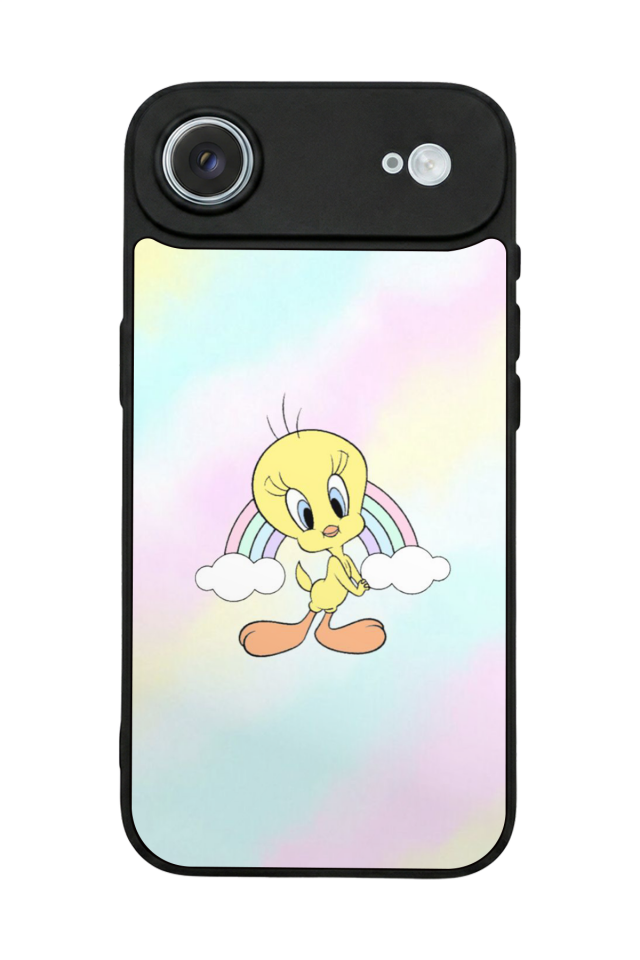 iPhone 17 Air Uyumlu Tweety Tasarımlı Glossy Premium Kılıf
