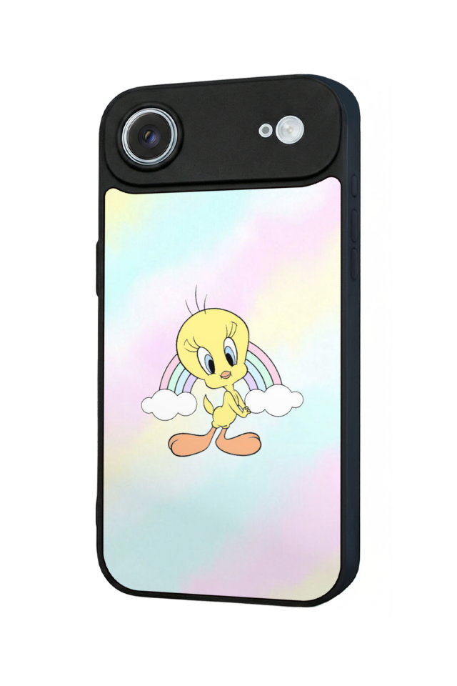 iPhone 17 Air Uyumlu Tweety Tasarımlı Glossy Premium Kılıf