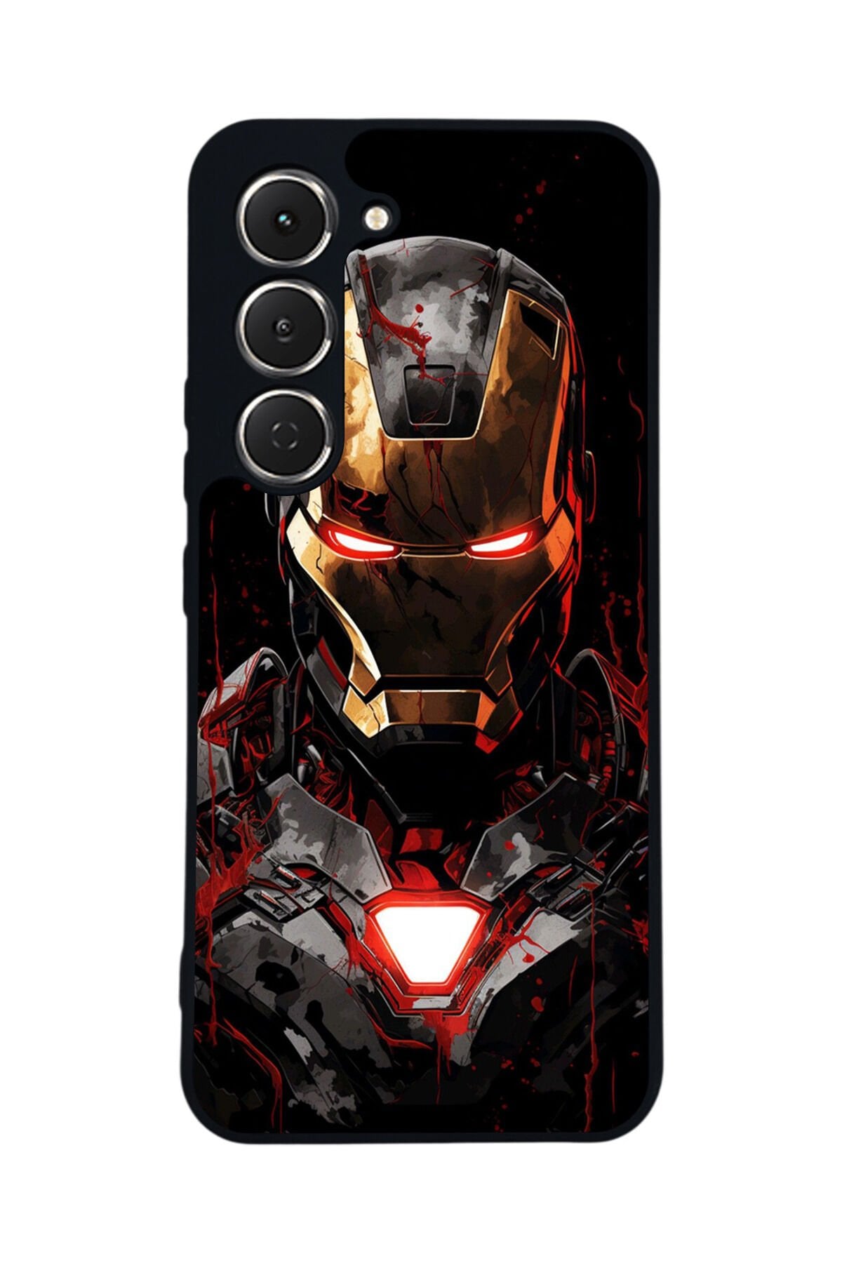 Tecno Spark 40 Pro Uyumlu Iron Man ( Demir Adam ) Tasarımlı Glossy Premium Kılıf