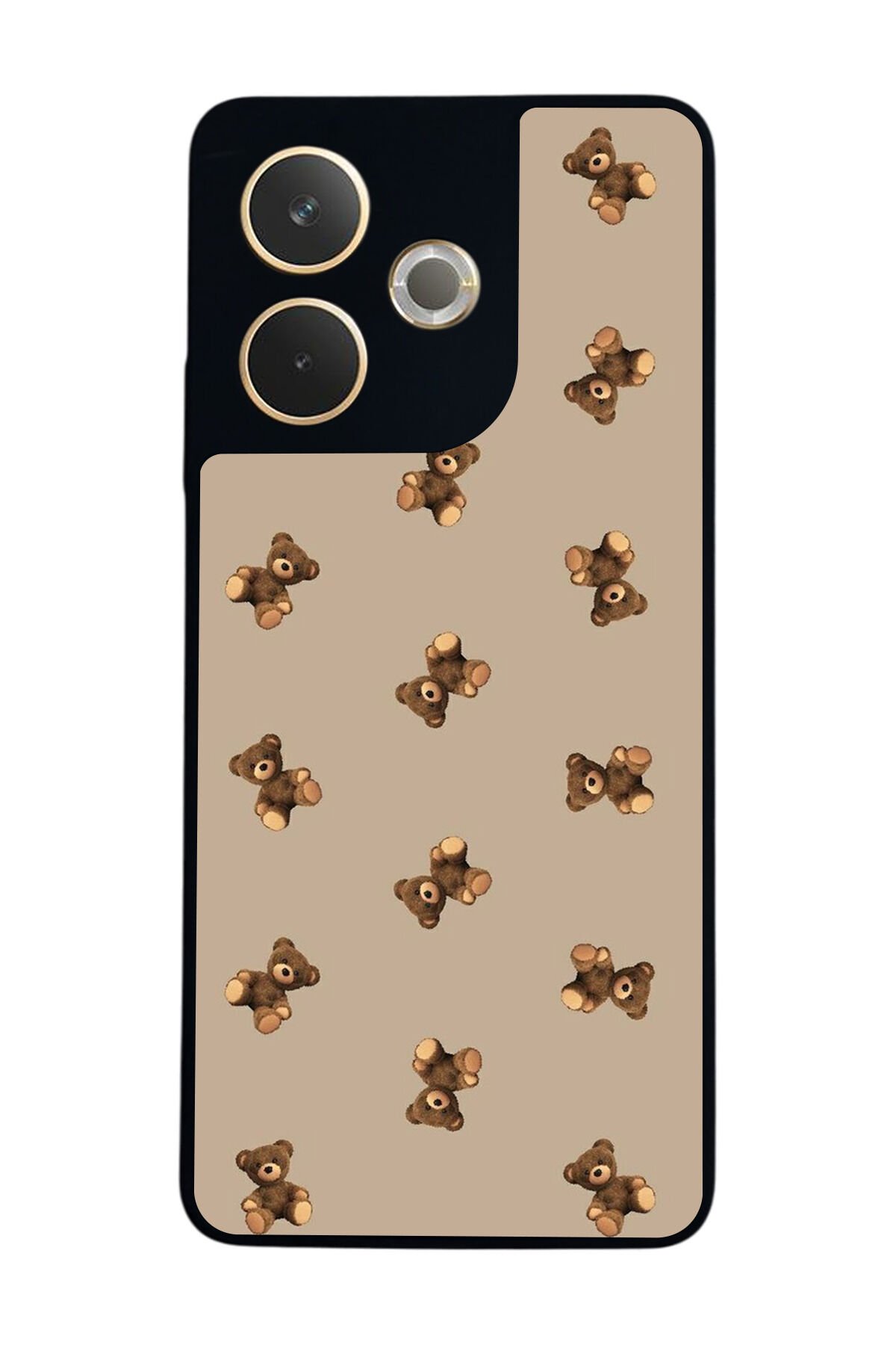 Oppo A5 Pro Uyumlu Ayı Tasarımlı Glossy Premium Kılıf