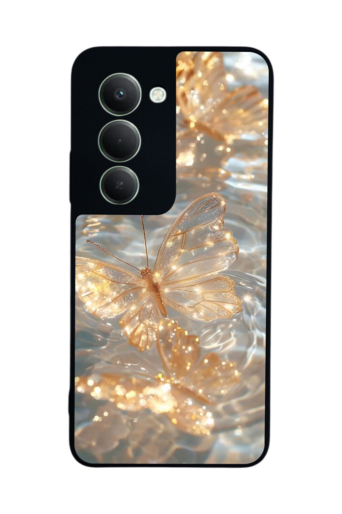 Xiaomi Redmi 15 5G Uyumlu Kelebek Tasarımlı Glossy Premium Kılıf