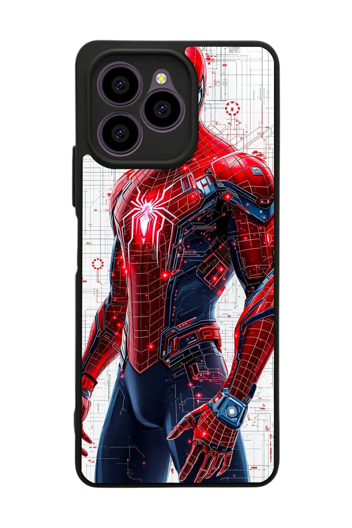Omix X6 Uyumlu Spider Man ( Örümcek Adam ) Tasarımlı Glossy Premium Kılıf
