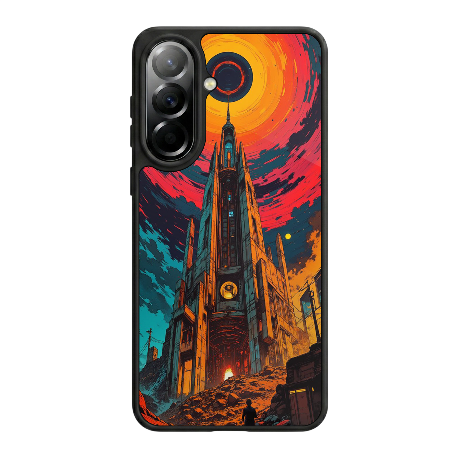 Samsung Galaxy A57 Uyumlu Abstract Tasarımlı Glossy Premium Kılıf