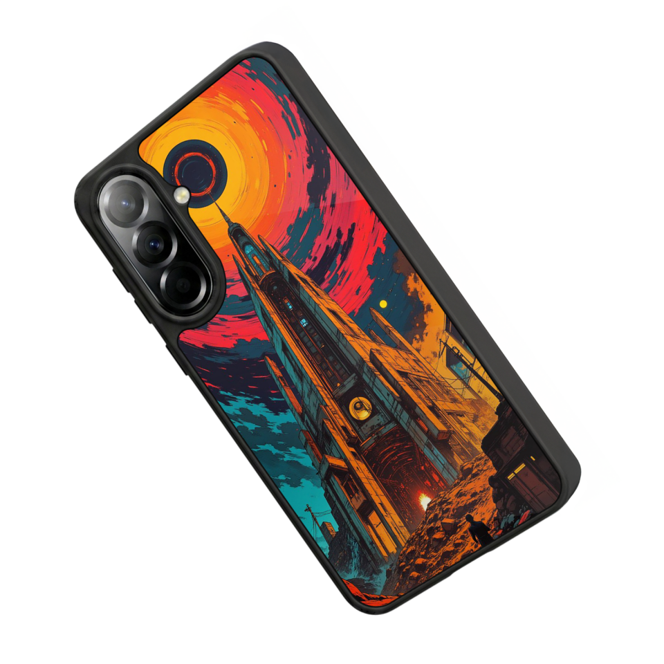 Samsung Galaxy A57 Uyumlu Abstract Tasarımlı Glossy Premium Kılıf