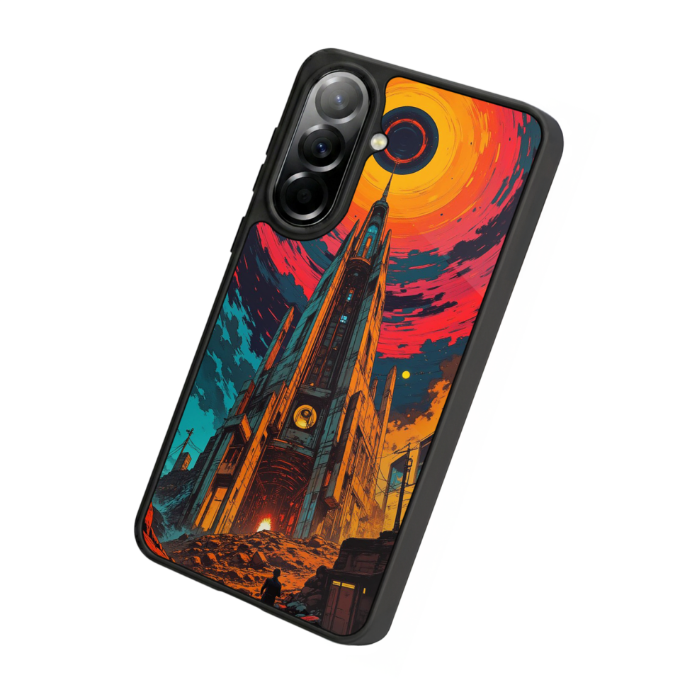 Samsung Galaxy A57 Uyumlu Abstract Tasarımlı Glossy Premium Kılıf