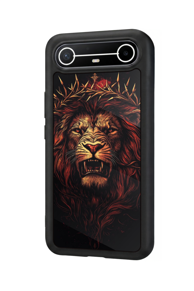 Tecno Spark Slim 5G Uyumlu Aslan Tasarımlı Glossy Premium Kılıf