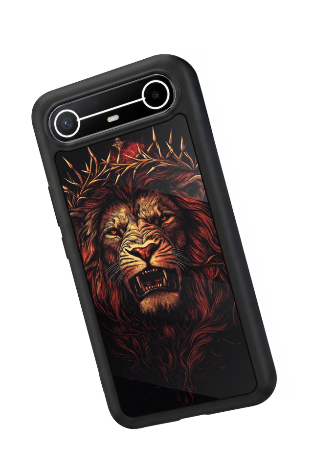 Tecno Spark Slim 5G Uyumlu Aslan Tasarımlı Glossy Premium Kılıf