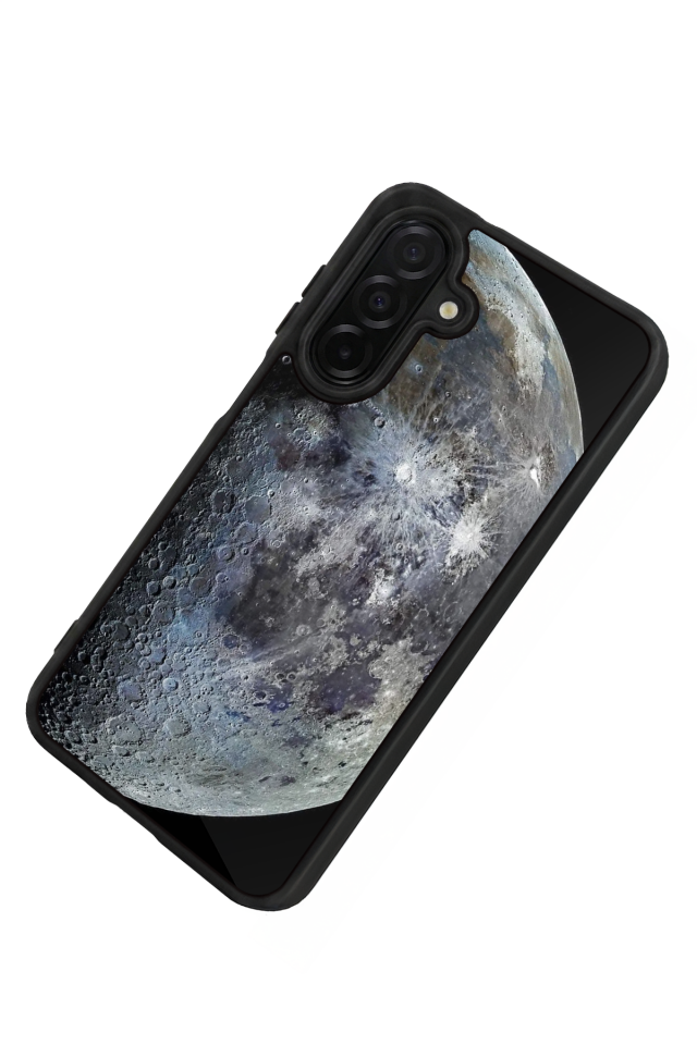 Samsung Galaxy A56 Uyumlu Ay Tasarımlı Glossy Premium Kılıf