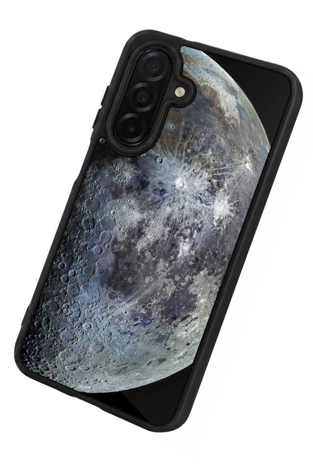 Samsung Galaxy A56 Uyumlu Ay Tasarımlı Glossy Premium Kılıf