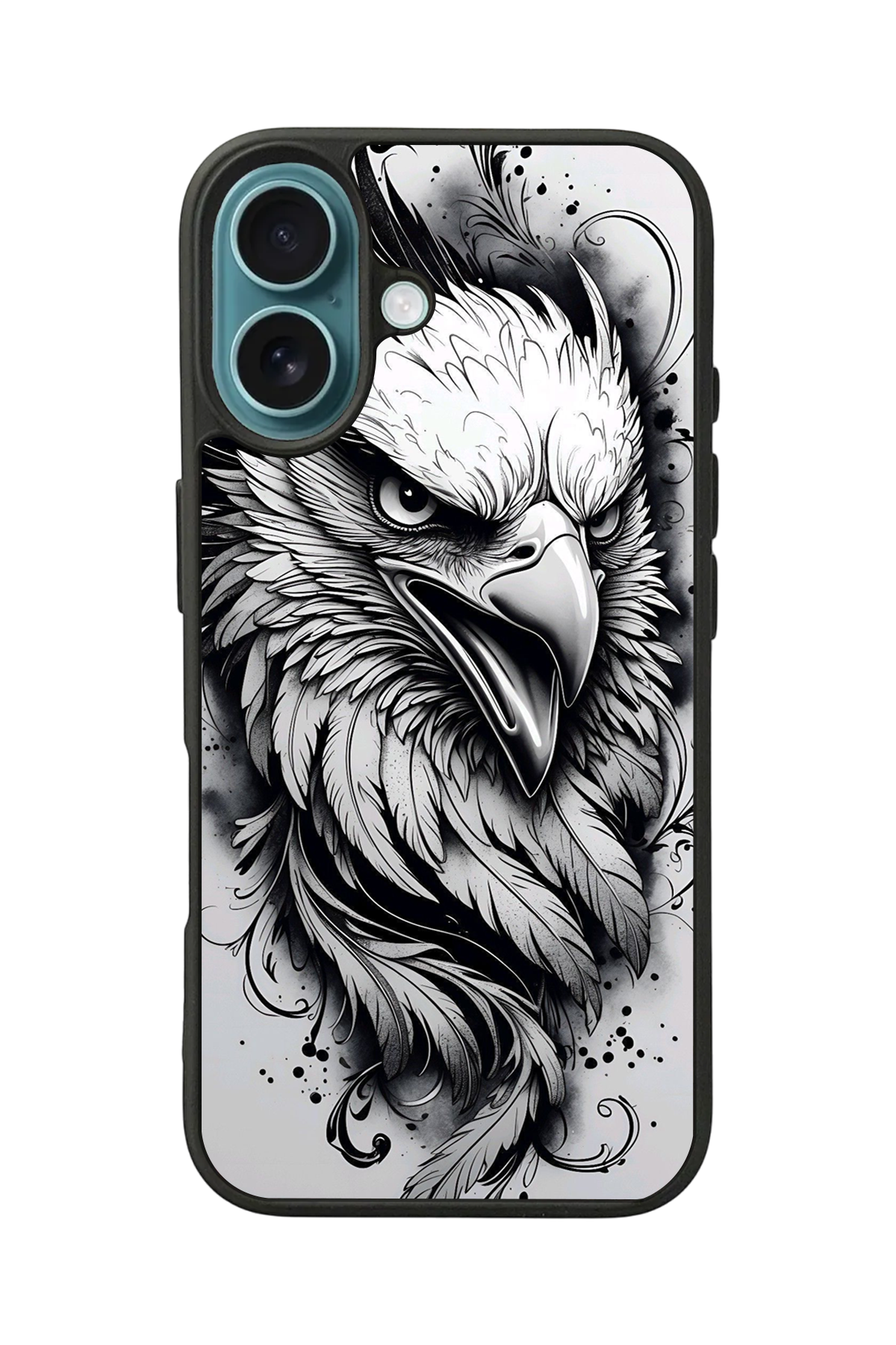 iPhone 16 Uyumlu Besiktas Tasarımlı Glossy Premium Kılıf