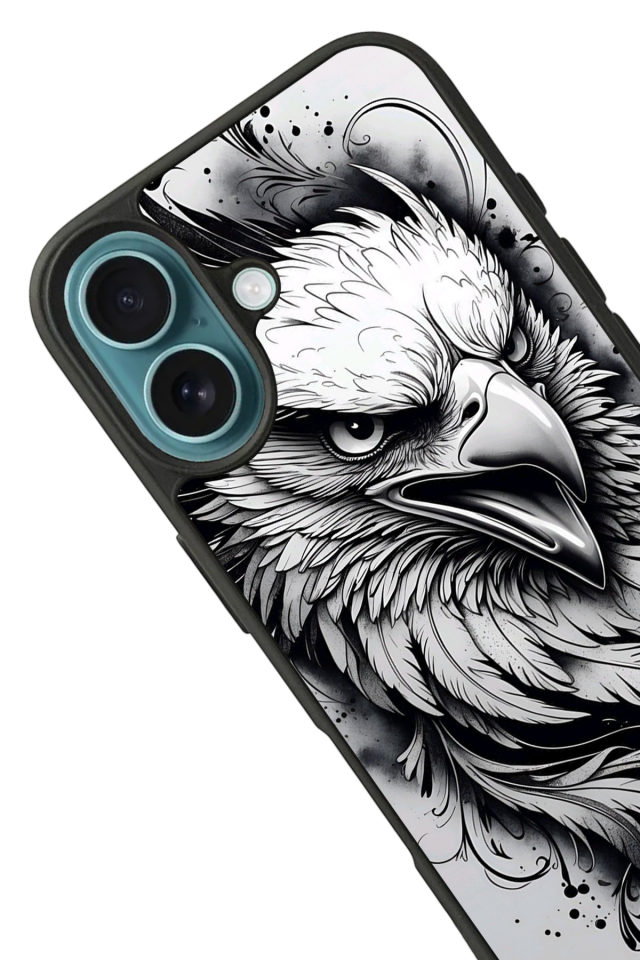 iPhone 16 Uyumlu Besiktas Tasarımlı Glossy Premium Kılıf