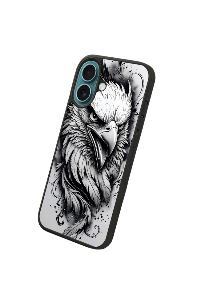 iPhone 16 Uyumlu Besiktas Tasarımlı Glossy Premium Kılıf