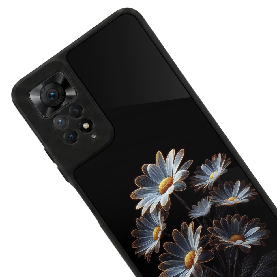 Xiaomi Redmi Note 12 Pro Uyumlu Cicek Tasarımlı Glossy Premium Kılıf