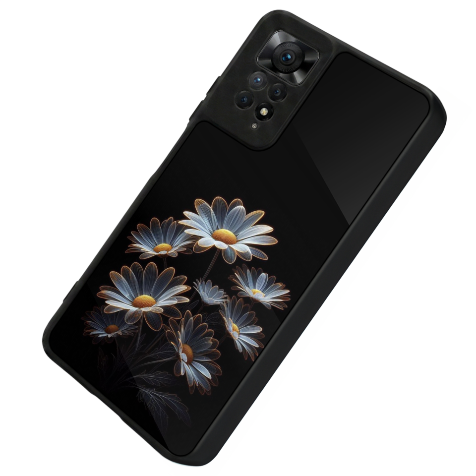 Xiaomi Redmi Note 12 Pro Uyumlu Cicek Tasarımlı Glossy Premium Kılıf