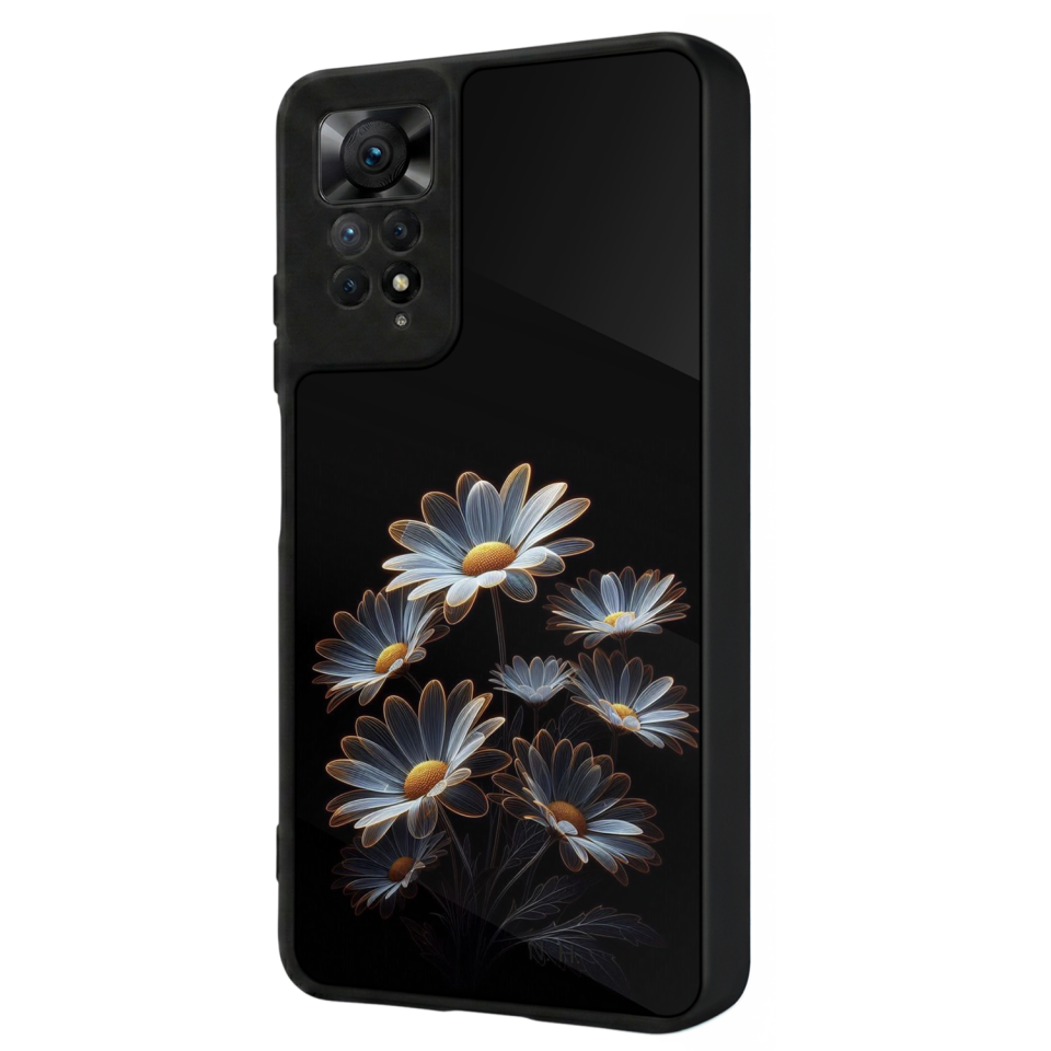 Xiaomi Redmi Note 12 Pro Uyumlu Cicek Tasarımlı Glossy Premium Kılıf