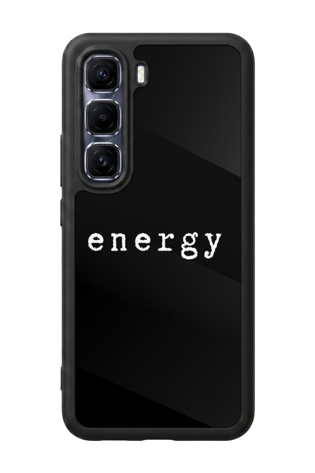 Infinix Hot 60 Pro Plus Uyumlu Energy Tasarımlı Glossy Premium Kılıf