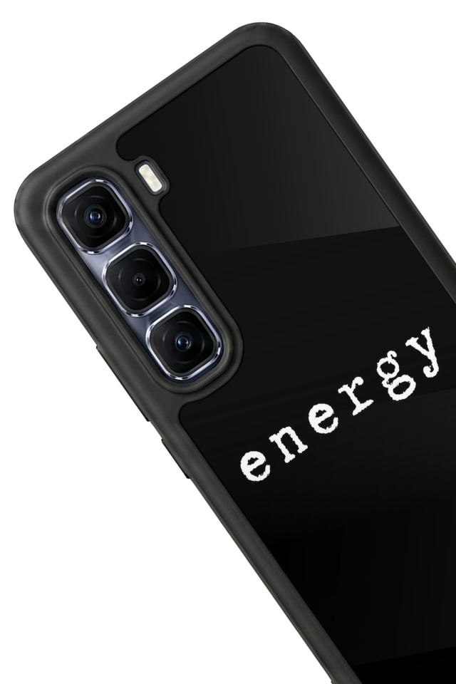 Infinix Hot 60 Pro Plus Uyumlu Energy Tasarımlı Glossy Premium Kılıf